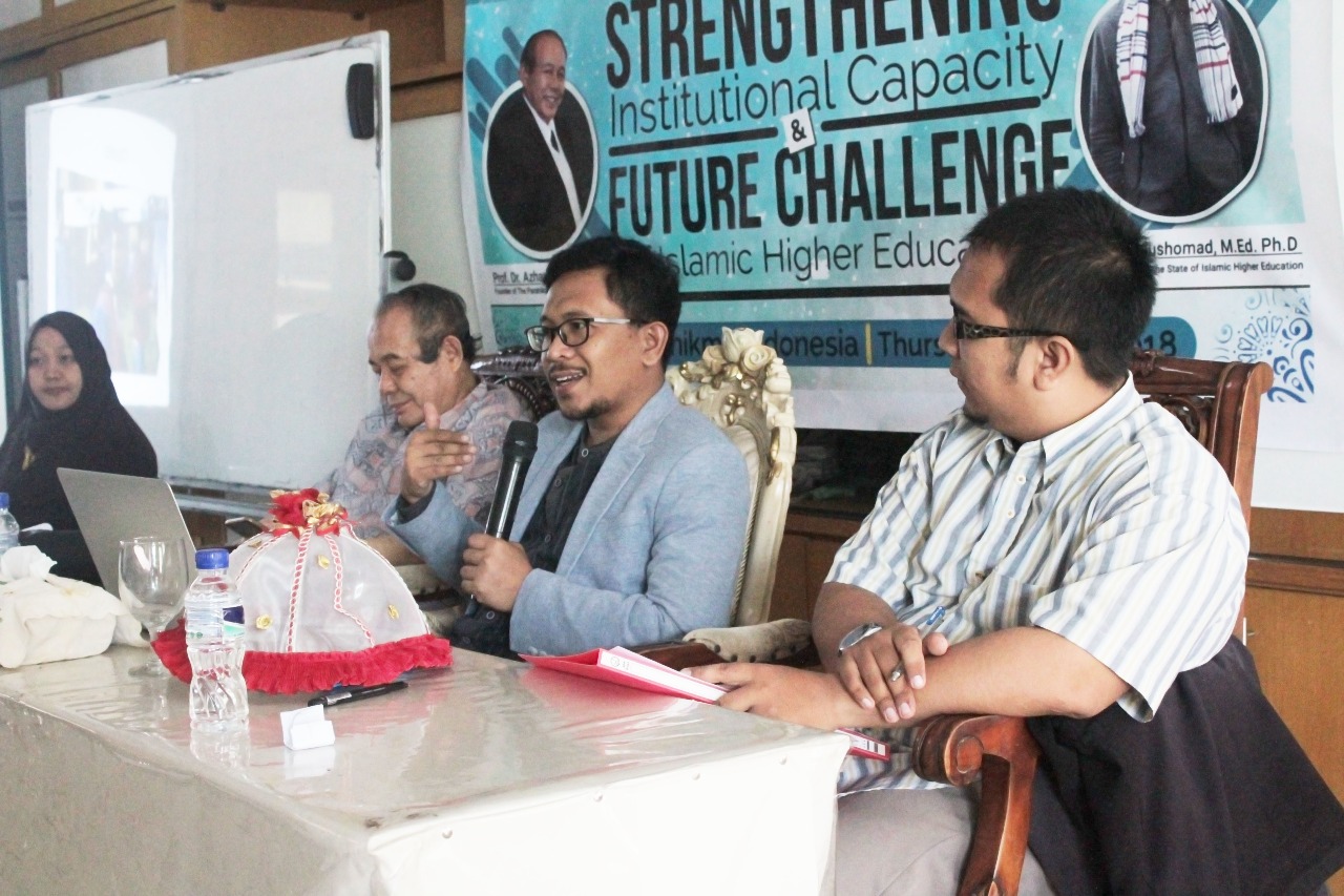 Untuk meningkatkan kualitas institusi, Pemateri langsung dari Kemenag Pusat