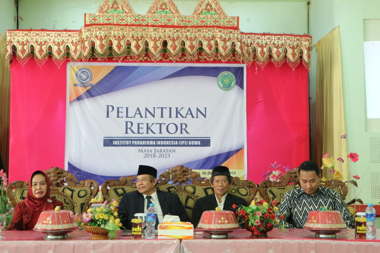 Acara Pelantikan Rektor Institut Parahikma Indonesia Periode 2018-2023