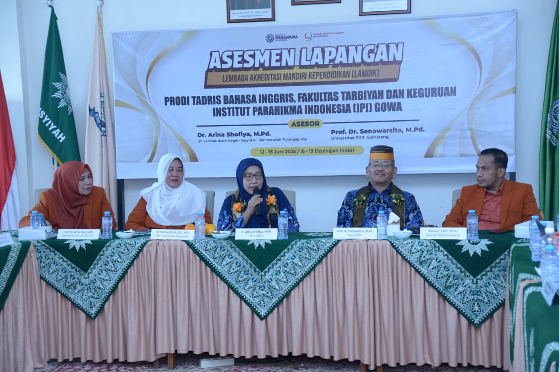 Asesmen Lapangan LAMDIK di IPI Aisyiyah Sul-Sel; Meneguhkan Mutu Pendidikan Prodi TBI Berkualitas Internasional dan Islami