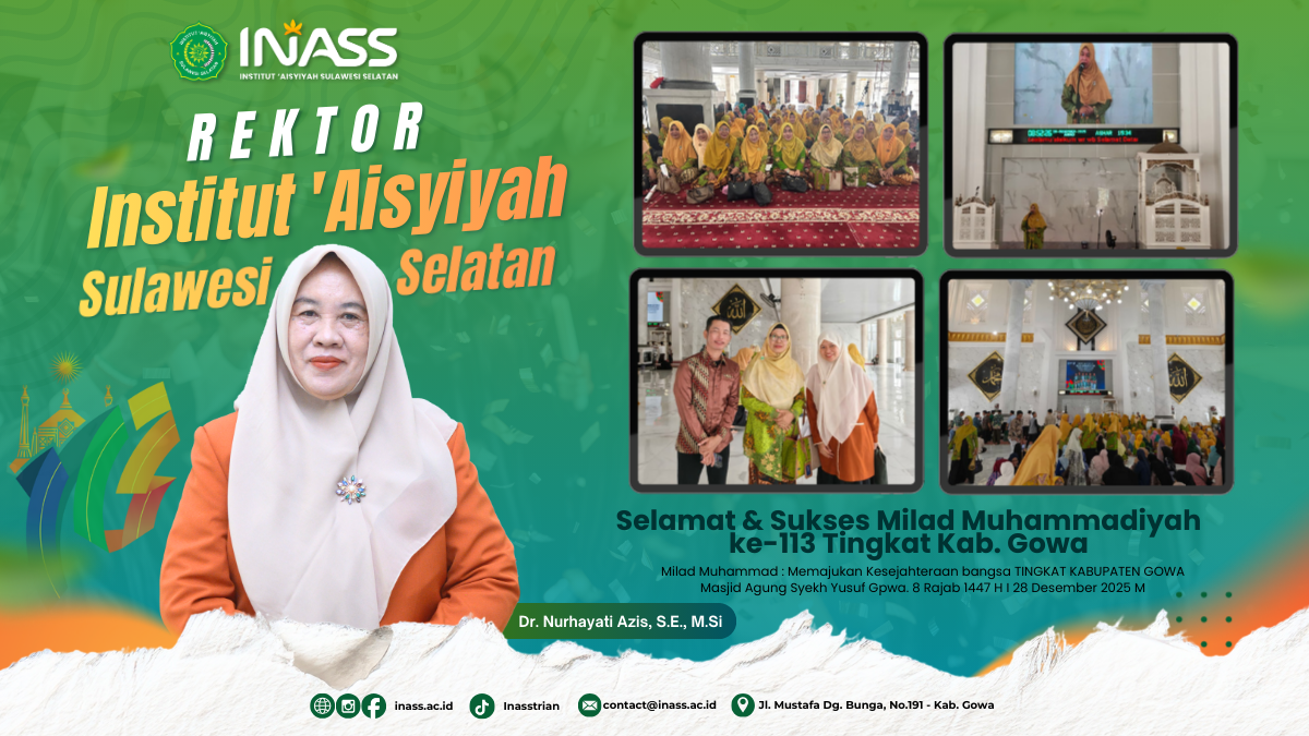 Selamat & Sukses Milad Muhammadiyah ke-113 Tingkat Kab. Gowa.