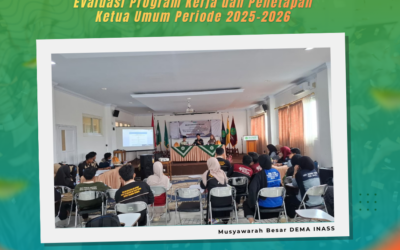Musyawarah Besar DEMA INASS 2025: Evaluasi Program Kerja dan Penetapan Ketua Umum Periode 2025–2026.
