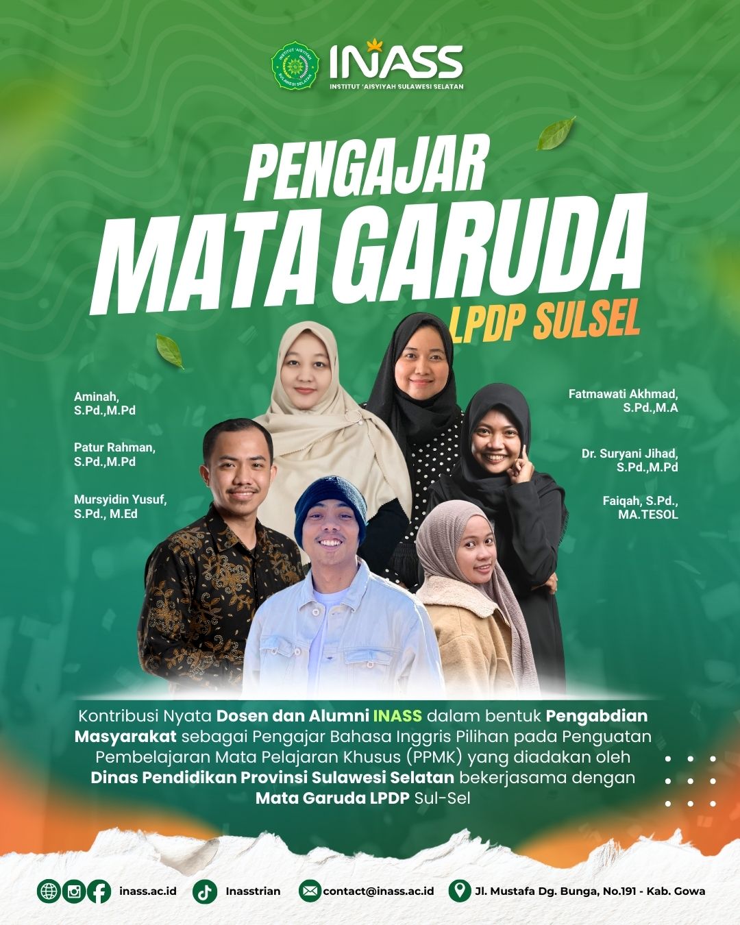 Peran Strategis Dosen dan Alumni INASS dalam Peningkatan Bahasa Inggris Siswa SMA di Sulawesi Selatan
