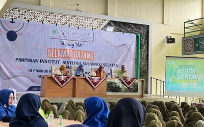 Sosialisasi Institut ‘Aisyiyah Sulawesi Selatan di Pondok Pesantren Putri Ummul Mukminin ‘Aisyiyah Sulawesi Selatan.