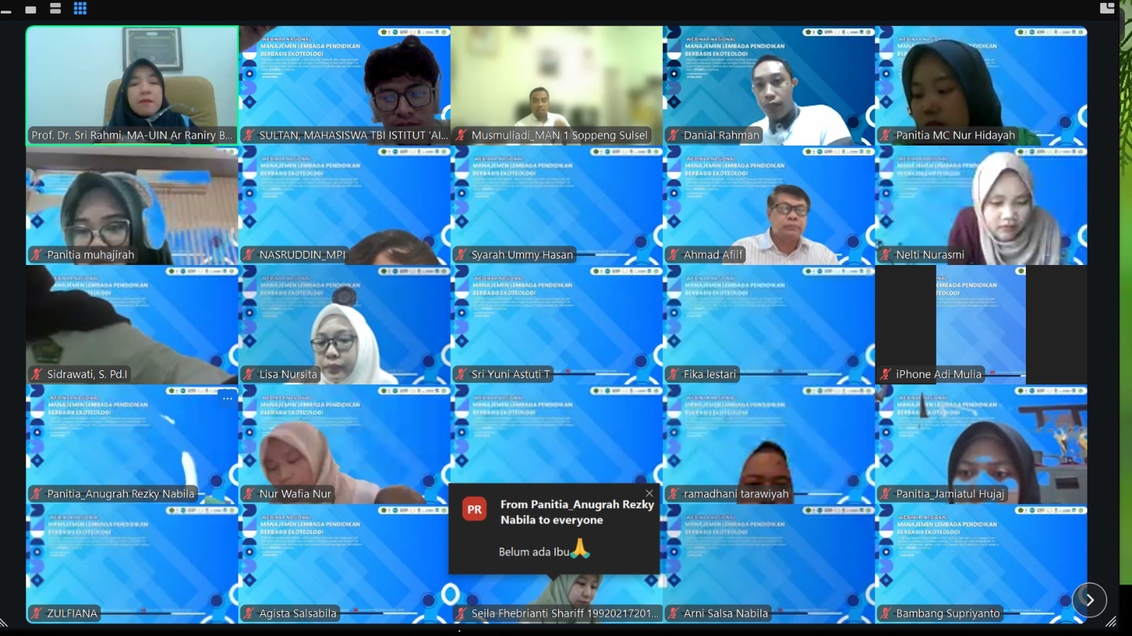 Manajemen Ekoteologi Buka Wawasan Mahasiswa TBI INASS tentang Pendidikan Berkelanjutan.