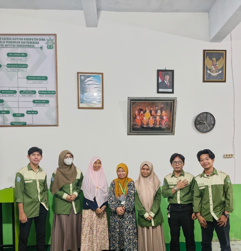 Mahasiswa MPI INASS Telusuri Inovasi Pengembangan Madrasah di MA Aisyiyah Sungguminasa.