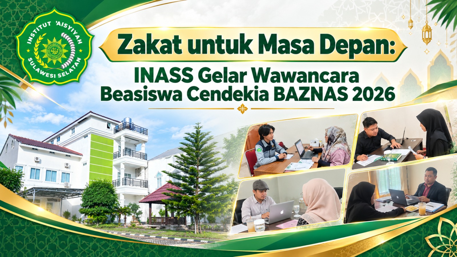 Zakat untuk Masa Depan: INASS Gelar Wawancara Beasiswa Cendekia BAZNAS 2026.